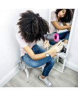 Supersonic Hair Dryer - Iron and Fuchsia